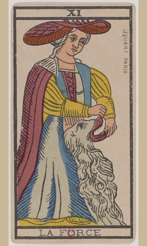 Strength, Tarot de Marseille deck