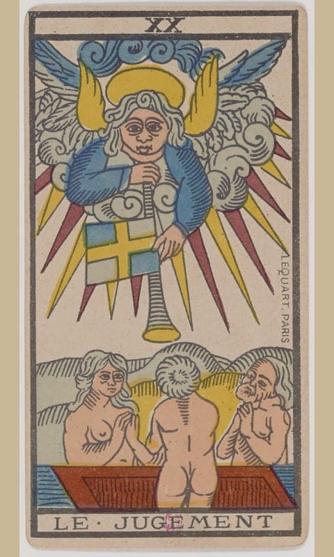Judgement, Tarot de Marseille deck