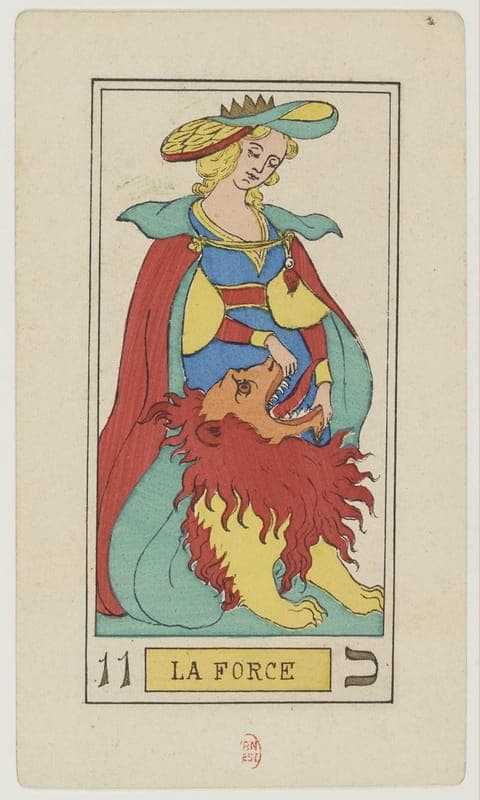 Strength, Oswald Wirth deck