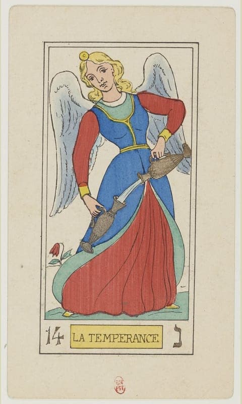 Temperance, Oswald Wirth deck