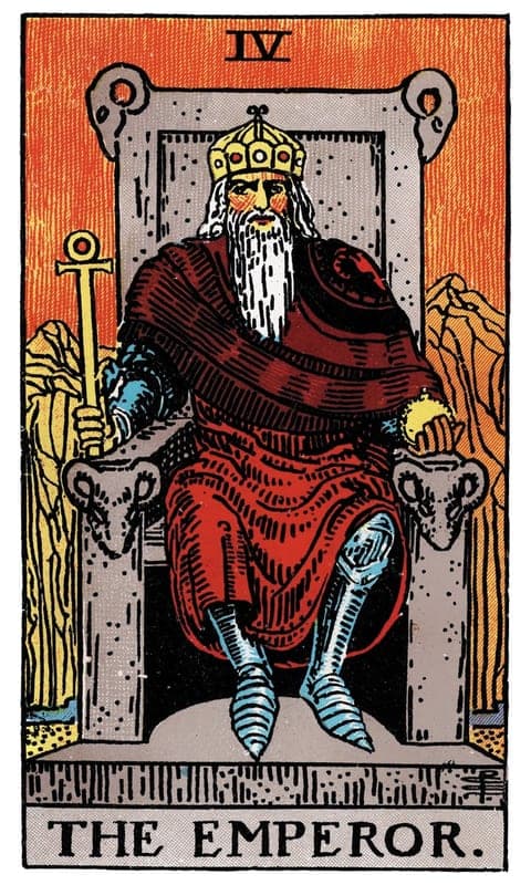 The Emperor, Rider–Waite–Smith deck