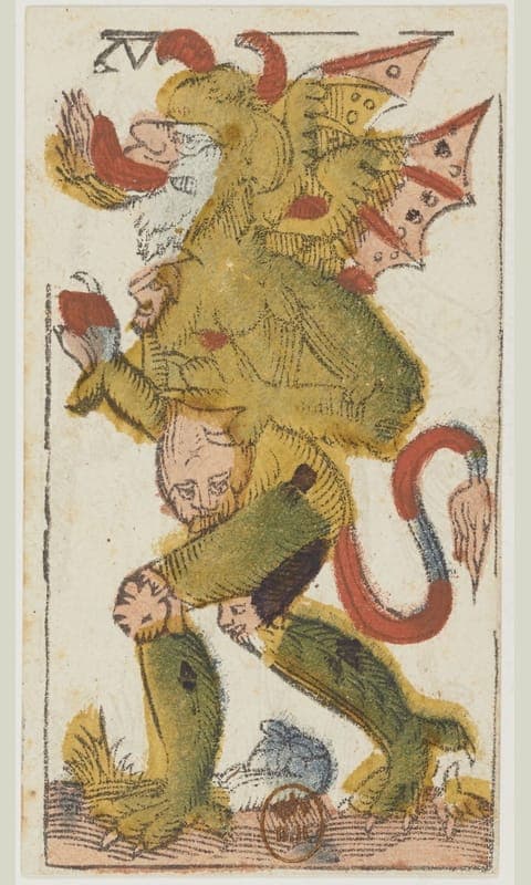 The Devil, Tarot de Viéville deck