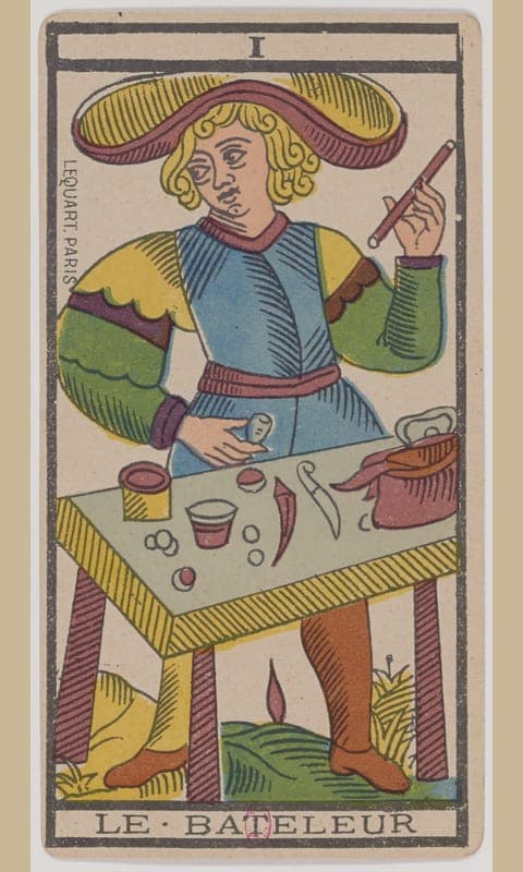 The Magician, Tarot de Marseille deck