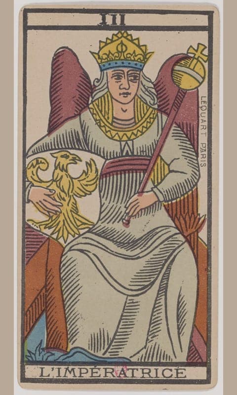 The Empress, Tarot de Marseille deck