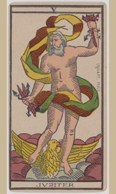 The Hierophant, Tarot de Marseille deck
