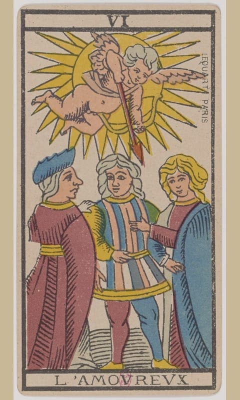 The Lovers, Tarot de Marseille deck