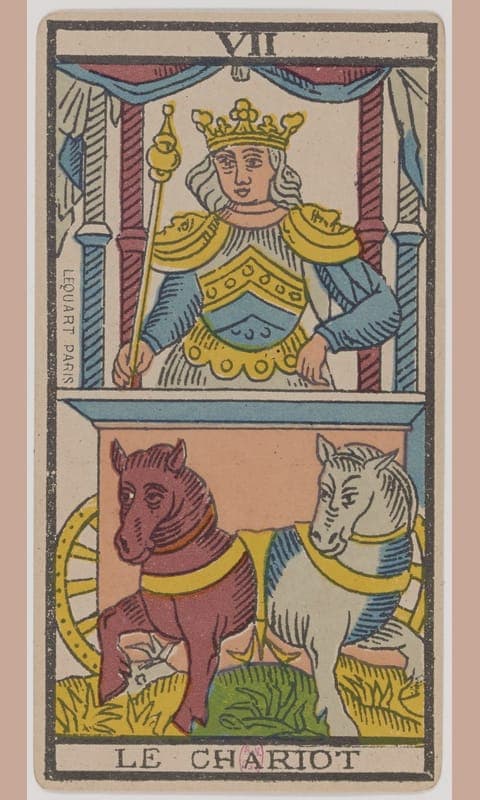 The Chariot, Tarot de Marseille deck