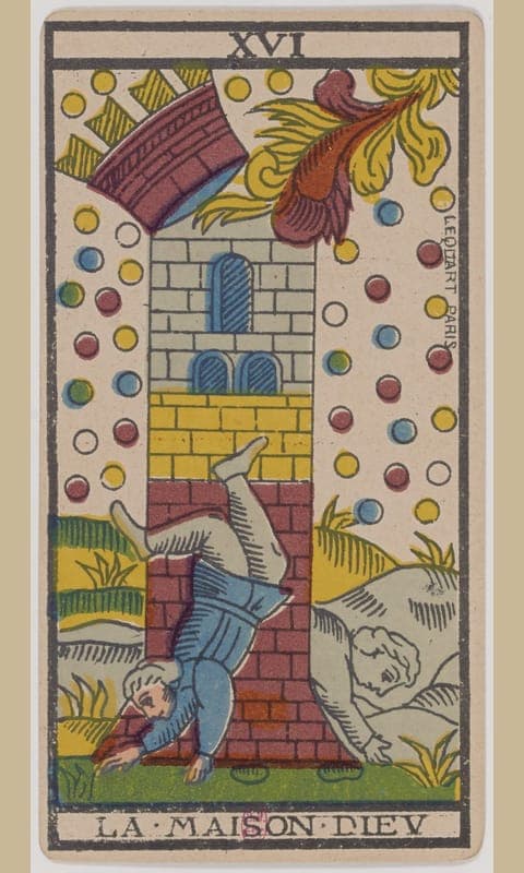 The Tower, Tarot de Marseille deck