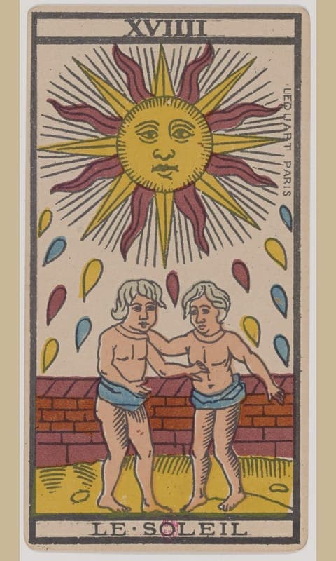 The Sun, Tarot de Marseille deck