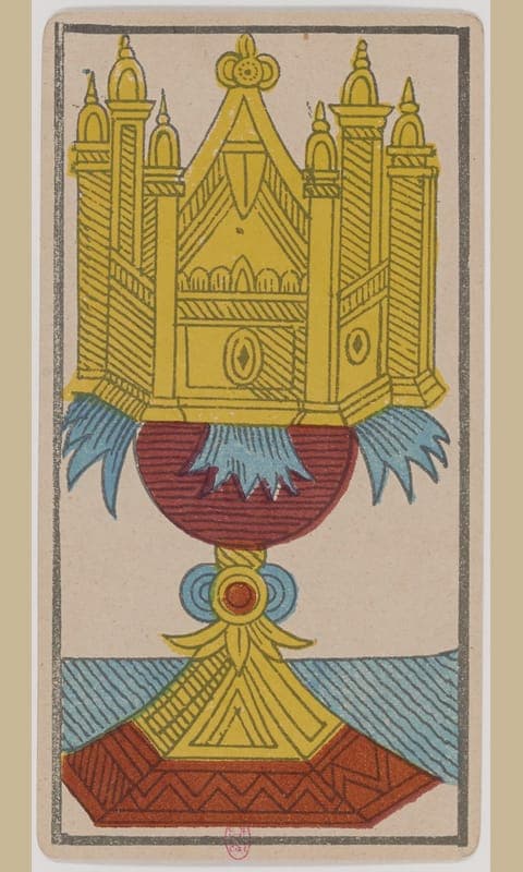 Ace of Cups, Tarot de Marseille deck