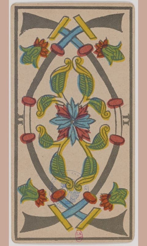 Two of Swords, Tarot de Marseille deck