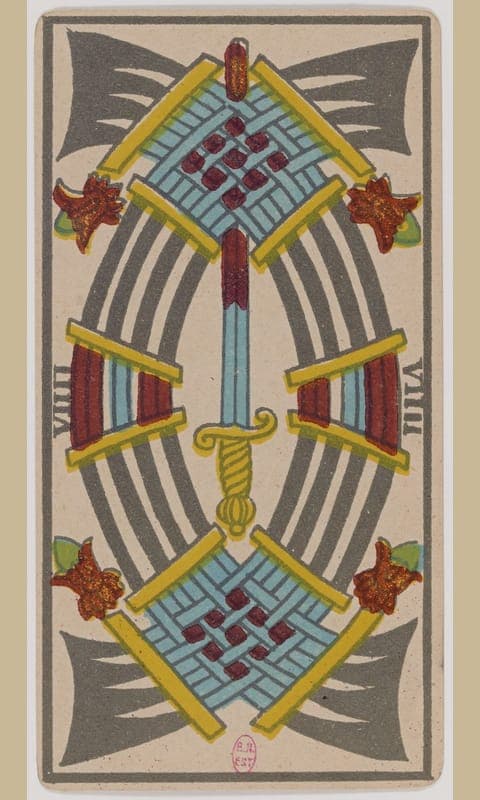 Nine of Swords, Tarot de Marseille deck
