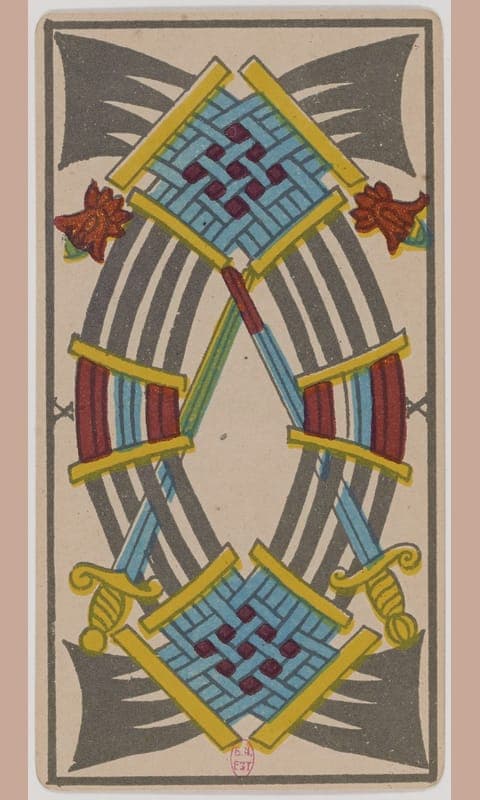 Ten of Swords, Tarot de Marseille deck