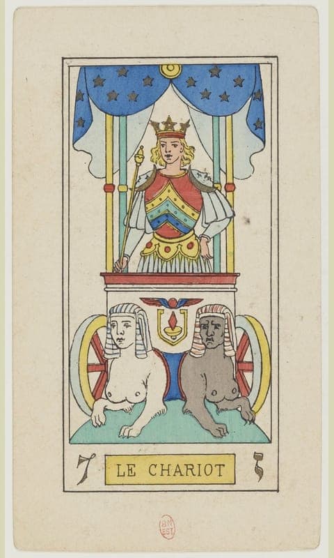 The Chariot, Oswald Wirth deck