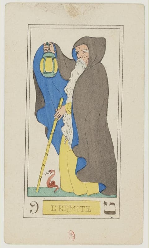 The Hermit, Oswald Wirth deck