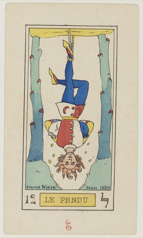 The Hanged Man, Oswald Wirth deck