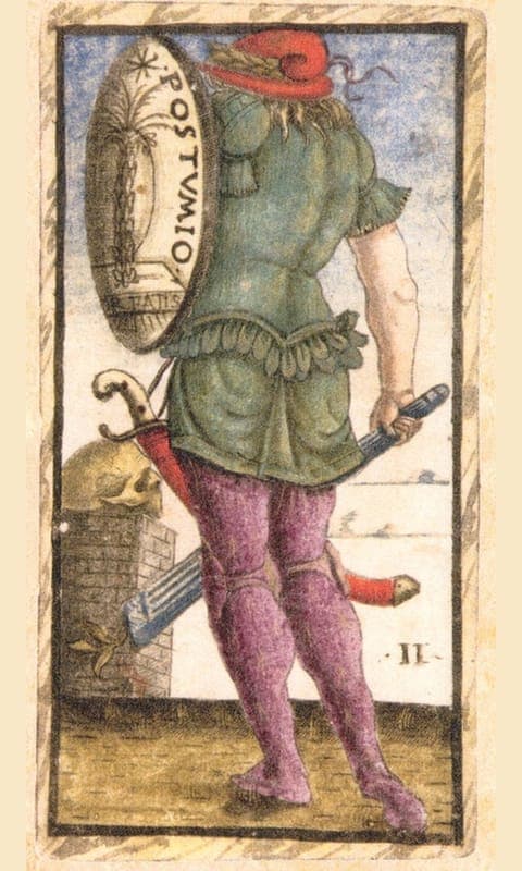 The High Priestess, Sola Busca deck