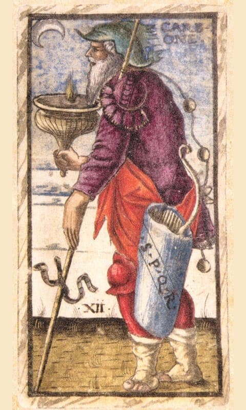 The Hanged Man, Sola Busca deck