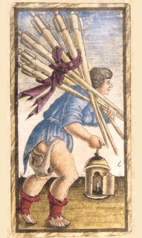 Six of Wands, Sola Busca deck