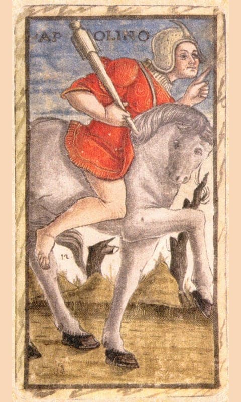 Knight of Wands, Sola Busca deck