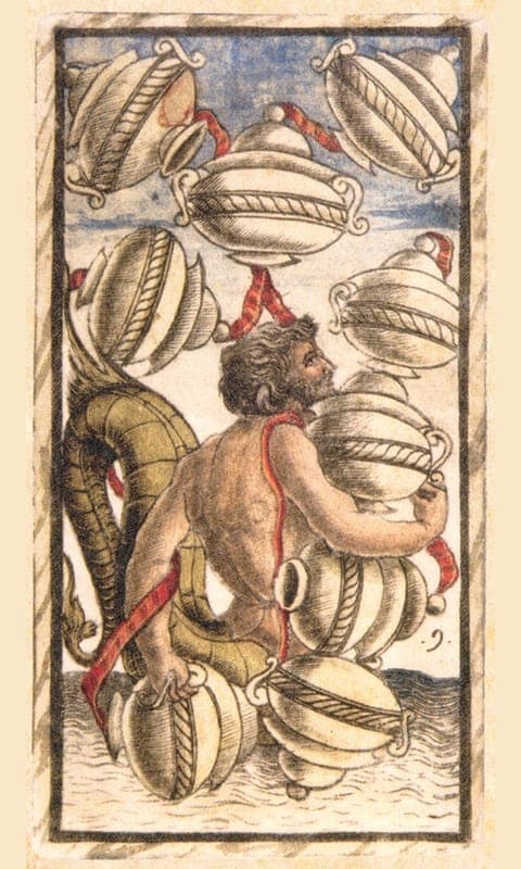 Nine of Cups, Sola Busca deck