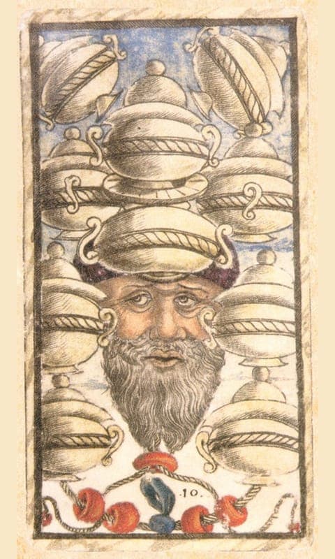 Ten of Cups, Sola Busca deck