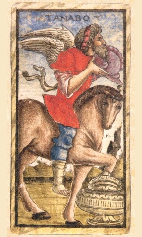 Knight of Cups, Sola Busca deck