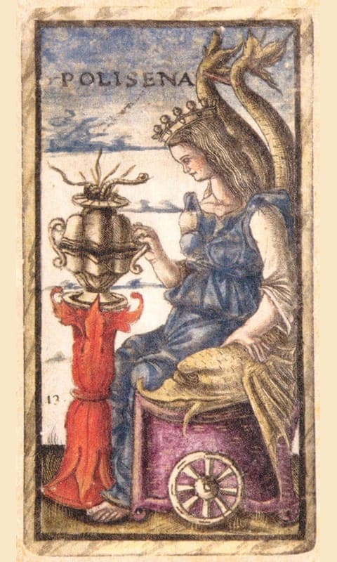 Queen of Cups, Sola Busca deck