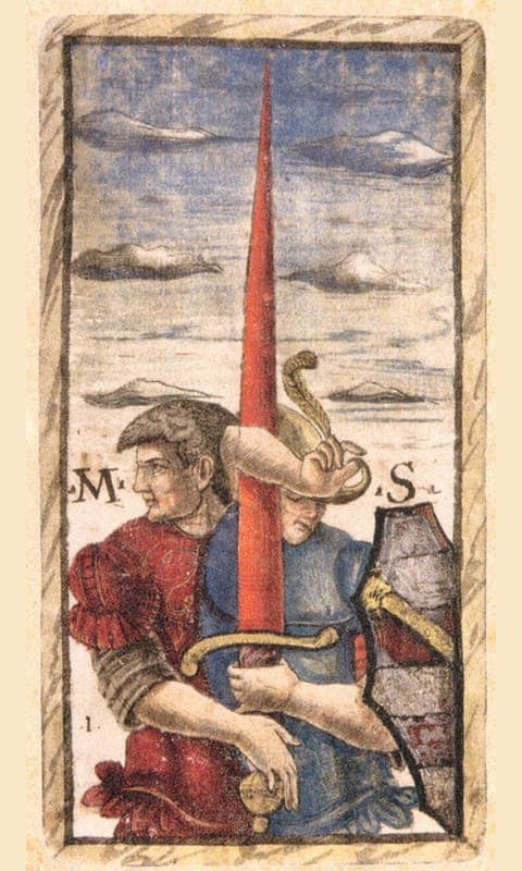 Ace of Swords, Sola Busca deck
