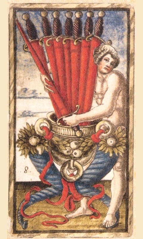 Eight of Swords, Sola Busca deck