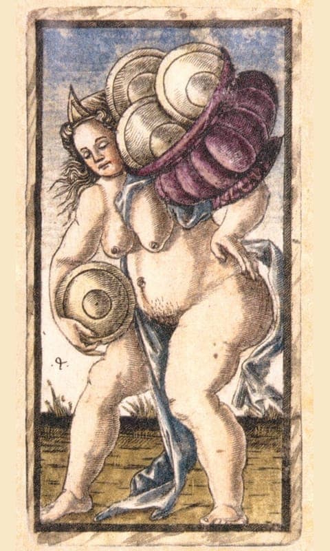 Four of Pentacles, Sola Busca deck