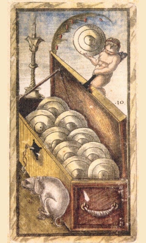 Ten of Pentacles, Sola Busca deck