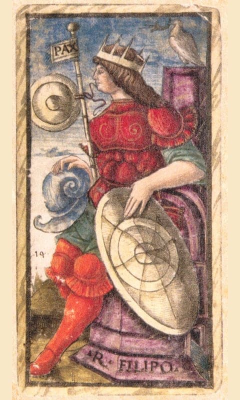 King of Pentacles, Sola Busca deck