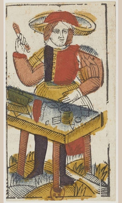 The Magician, Tarot de Viéville deck