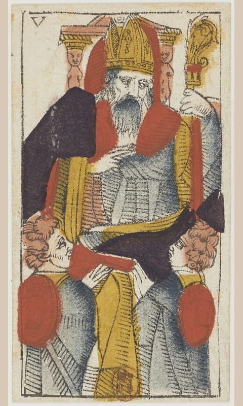 The Hierophant, Tarot de Viéville deck