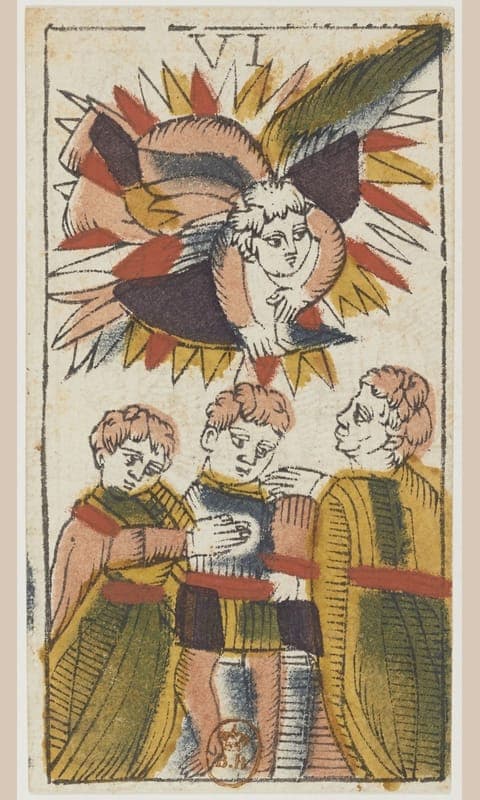 The Lovers, Tarot de Viéville deck