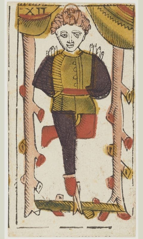 The Hanged Man, Tarot de Viéville deck