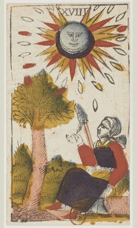 The Moon, Tarot de Viéville deck
