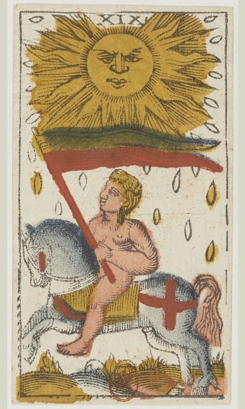 The Sun, Tarot de Viéville deck