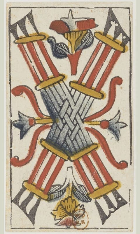 Six of Wands, Tarot de Viéville deck