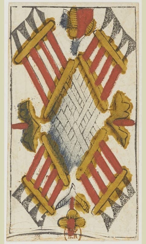 Eight of Wands, Tarot de Viéville deck