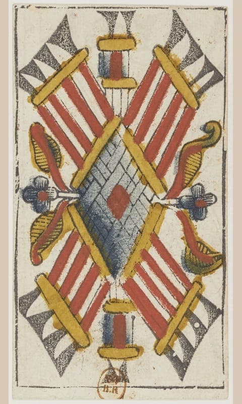 Ten of Wands, Tarot de Viéville deck