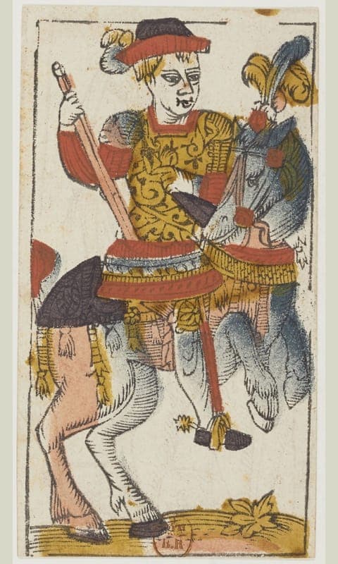 Knight of Wands, Tarot de Viéville deck