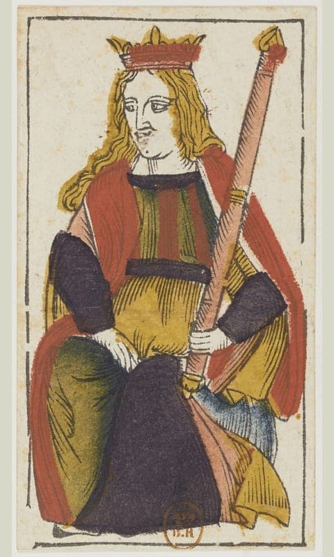 Queen of Wands, Tarot de Viéville deck