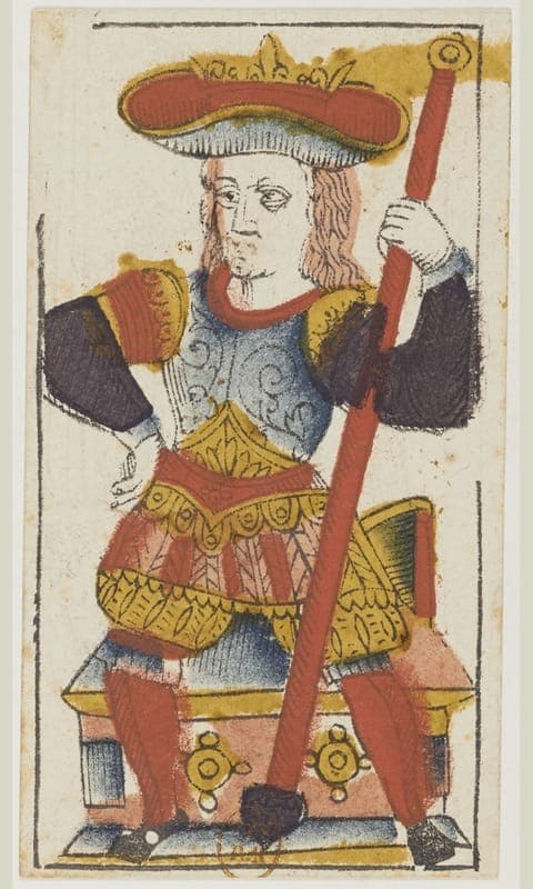 King of Wands, Tarot de Viéville deck