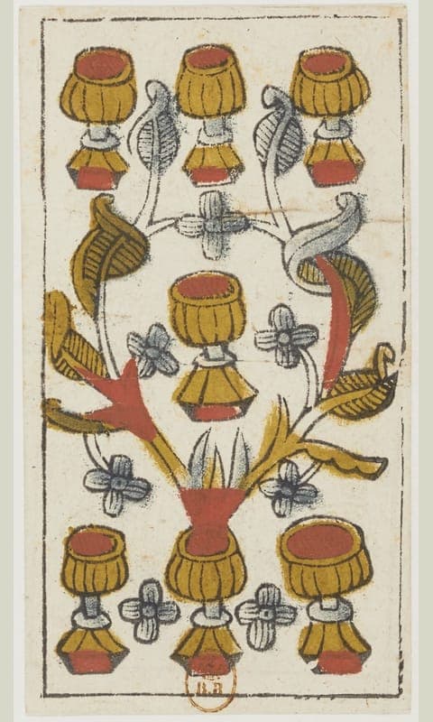 Seven of Cups, Tarot de Viéville deck