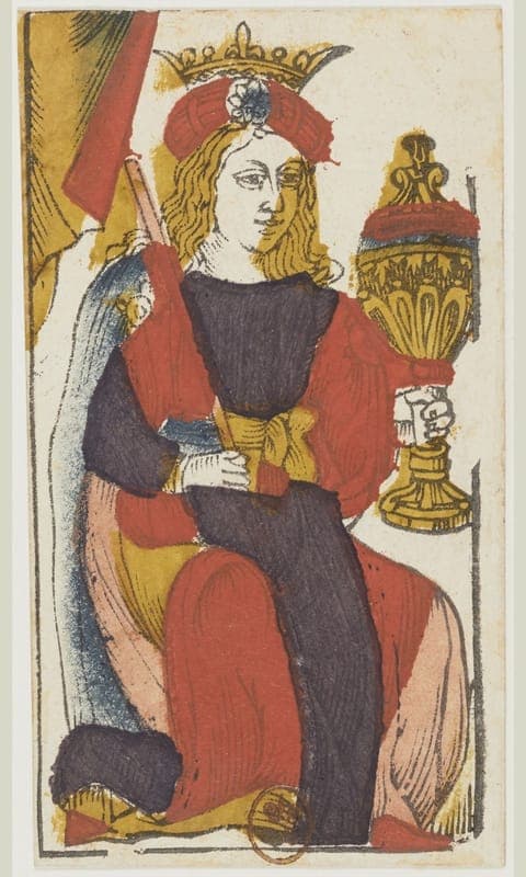 Queen of Cups, Tarot de Viéville deck