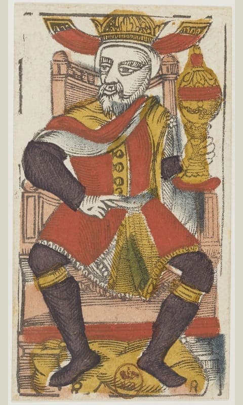 King of Cups, Tarot de Viéville deck