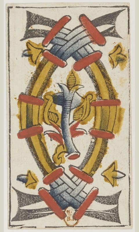 Four of Swords, Tarot de Viéville deck