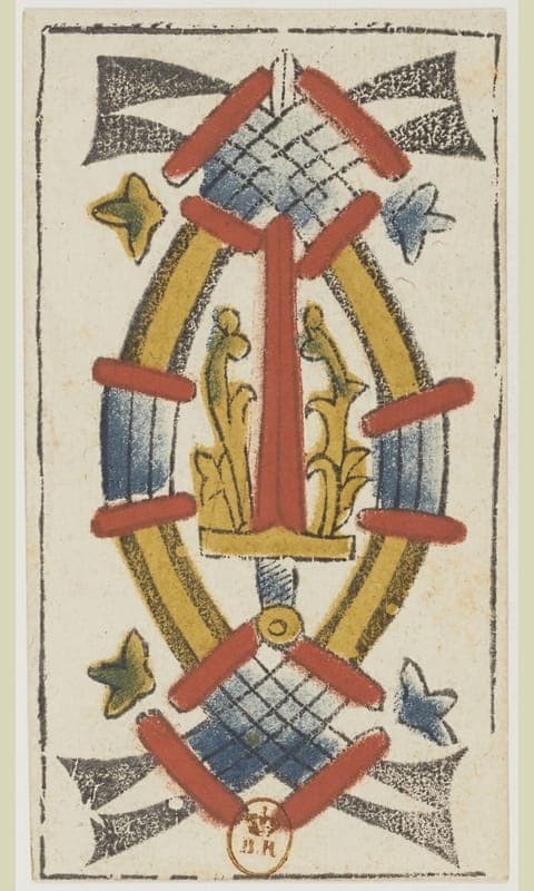 Five of Swords, Tarot de Viéville deck
